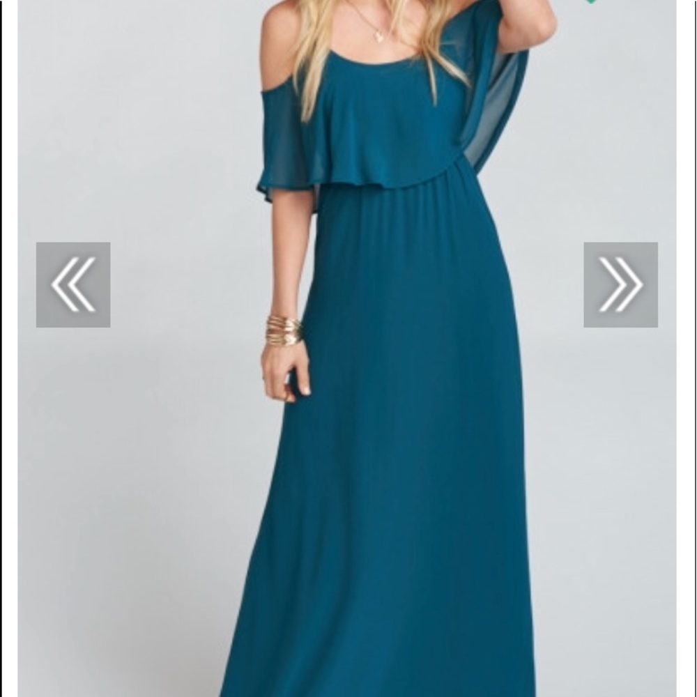 Show Me Your Mumu Caitlin Chiffon Maxi Dress, XS